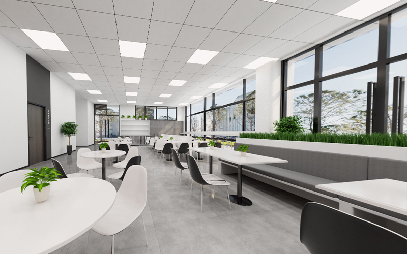 迪瓦永磁食堂360°全景